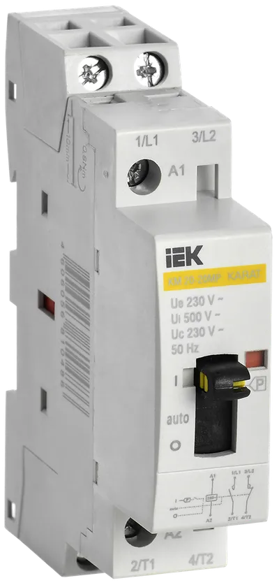 Modular contactor with manual operation KM20-20MR AC KARAT IEK