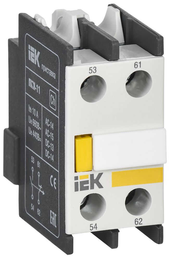 Приставка ПКИ-20 дополнительные контакты 2NO IEK (KPK10-20)