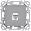 FLITE Computer socket RJ45 category 6 UTP RK6-1-0-FLS gray IEK2
