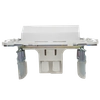 SKANDY Выключатель 1-клавишный проходной 10А SK-V02W арктический белый IEK5