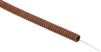 ELASTA Труба гофрированная ПВХ d=16мм с зондом дуб (25м) IEK