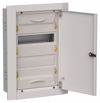 TITAN 5 Корпус металлический ЩРв-24 (1х24) 505х365х130мм IP31 серый (одна дверь) IEK