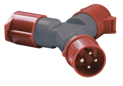 Адаптер двухлучевой ССИ-1012-214 3Р+РЕ 16А 380-415В IP44 IEK