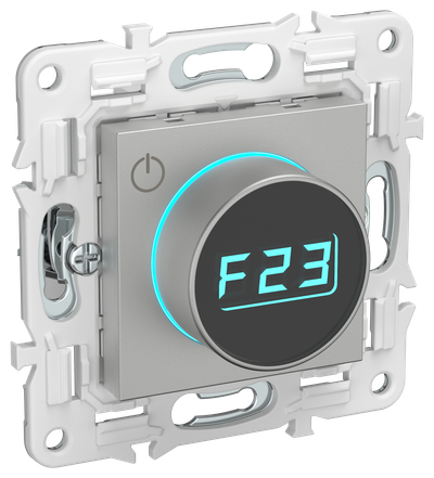 SKANDY Термостат электронный с индикацией SK-T01S серебряный IEK