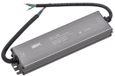 Драйвер LED ИПСН-PRO 150Вт 12В блок-шнуры IP67 IEK