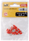 Наконечник НШВИ 1,5-8 красный (20шт/упак) IEK1