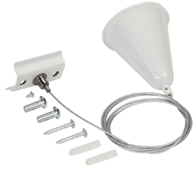 Комплект подвеса для шинопровода с тросом 1,5м белый IEK