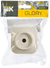RTB20-XK Single socket TV open installation GLORY (cream) IEK1
