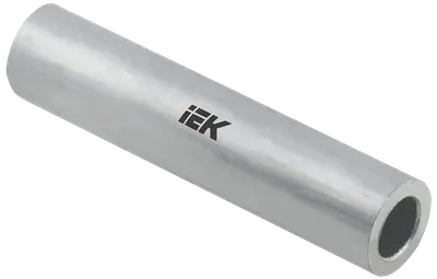 GA aluminum sleeve of IEK trademark is designed for connection by crimping of aluminum cables and wires without axial load, it is made of electrical aluminum.