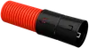 Труба гофрированная двустенная ПНД d=110мм красная (50м) IEK0