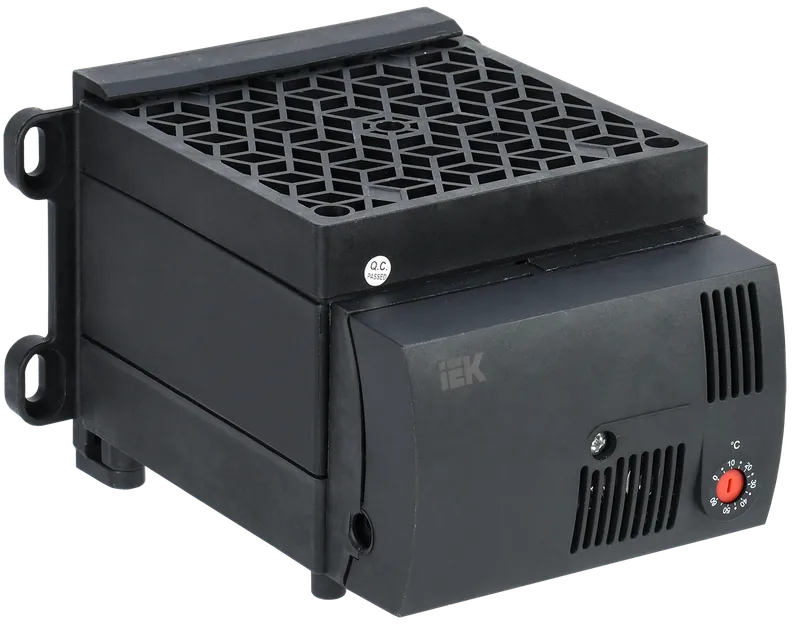 Обогреватель на DIN-рейку ОДР (встроенный вентилятор и термостат) 800Вт IP20 IEK