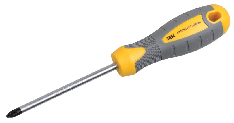 Отвертка крестовая MASTER Ph0х75мм IEK (TSC-1PH-075)