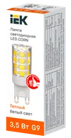 LED lamp CORN 3,5W 230V 3000K G9 IEK2