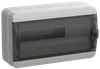 TEKFOR Корпус пластиковый КМПн-18 IP65 черная прозрачная дверь IEK0
