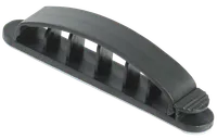 Clip self-adhesive KC-5 black (12 pcs) IEK
