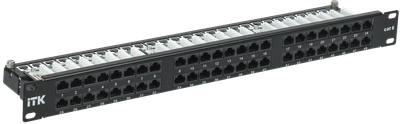 ITK 1U патч-панель кат. 6 UTP 48 портов Dual IDC высокой плотности