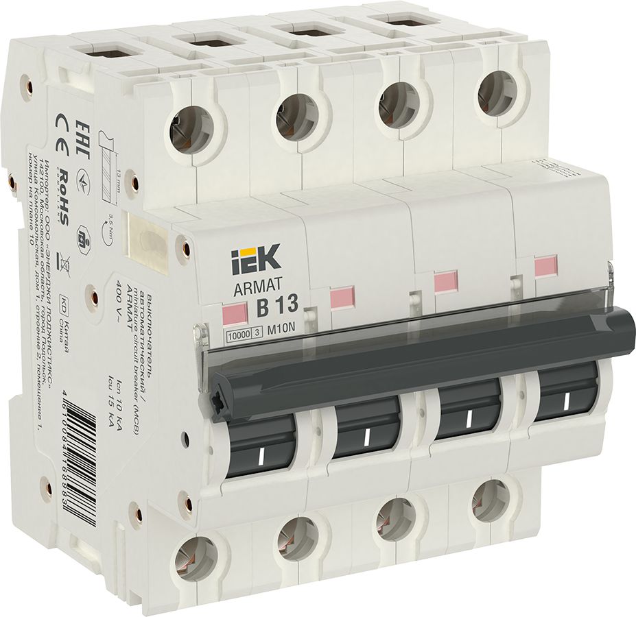 ARMAT Автоматический выключатель M10N 4P B 13А IEK (AR-M10N-4-B013)