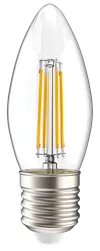 Лампа светодиодная C35 свеча прозрачная 7Вт 230В 3000К E27 серия 360° IEK1