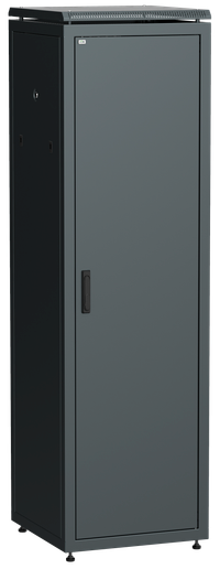 ITK LINEA N Шкаф сетевой 19" 33U 600х600мм металлическая передняя дверь черный