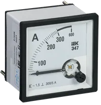 Ampermeter E47 300/5A class accuracy 1,5 96x96mm
