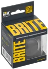 BRITE Светорегулятор поворотно-нажимной 600Вт СС10-1-0-БрГ графит IEK1