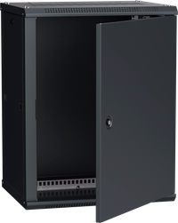 ITK Шкаф настенный LINEA W 12U 600х450мм дверь металл RAL 9005