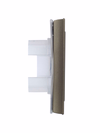 BRITE Рамка 1-местная IP44 РУ-1-БрШ-44 шампань IEK2