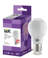 LED lamp A60 pear matte 11W 230V 3000K E27 series 360° IEK0