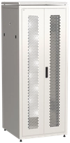 ITK LINEA N Шкаф сетевой 19" 42U 800х800мм двустворчатая перфорированная дверь задняя перфорированная серый0