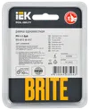 BRITE Рамка 1 -местная РУ-1-1-БрА металл алюминий IEK2