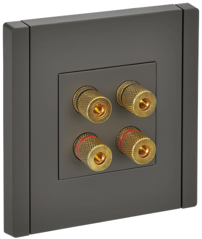 FORTE&PIANO Аудиорозетка 4-местная FP339 серый IEK