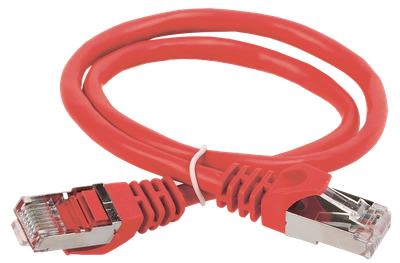 ITK Коммутационный шнур (патч-корд) кат. 5Е FTP PVC 15м красный