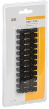 Screw-type terminal clips ZVI-10 2,5-6mm2 2x12steam IEK black1