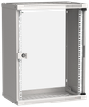 ITK Шкаф LINEA WE 15U 550x350мм дверь стекло серый0