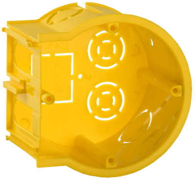 Коробка установочная СЗ сборная для твердых стен D=68х45мм (оконечная) IEK