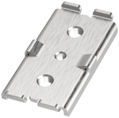 Зажим изолятора 2х40х10мм для изолятора шинного заднего IEK