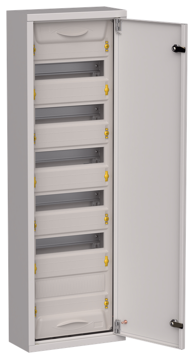 TITAN 5 Корпус металлический ЩРн-72 (1х72) 960х310х140мм IP31 серый (одна дверь) IEK
