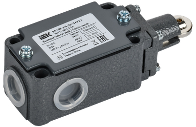 Выключатель путевой ВП 15К-21А-221-54 У2.3 толкатель с роликом полумгновенного действия IEK