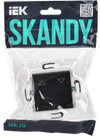 SKANDY Выключатель жалюзи 10А SK-V12Bl черный IEK1