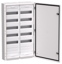 TITAN 5 Корпус металлический ЩРн-144 (2х72) 960х570х140мм IP54 белый (одна дверь) IEK