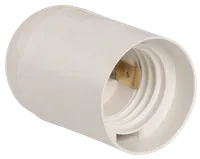 Патрон подвесной Ппл27-04-К02 пластик Е27 белый (50шт) (стикер на изделии) IEK