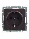 BRITE Socket with ground without shutters 16A PC11-1-0-BrBr bronze IEK1