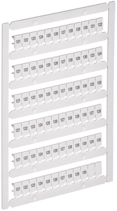 ARMAFIX Marker for CTS/CP 4mm2 with symbols "121-130" IEK