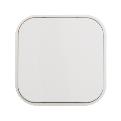 QUTEO Выключатель 1-клавишный для открытой установки схема 1 10АХ белый