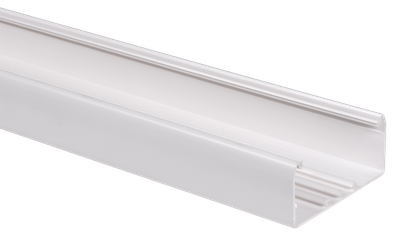DLP Cable-channel parapet 150x65mm without a cover 65mm wide and without a partition carrier white IEK