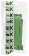Хомут-липучка ХКл 14х135мм зеленый (100шт) IEK1
