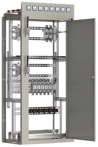 Панель вводно-секционная ЩО70-1-87УЗ плавкие вставки 6х630А трансформаторы тока 6х600-5А рубильники 3х630А IEK