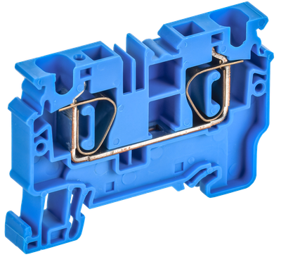 ARMAFIX Клемма пружинная CX6 BU 6мм2 проходная синяя IEK