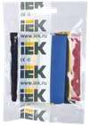 TTU set 8/4, 10/5, 12/6, 14/7 yellow-green, blue, red, black, white 20x8 cm/pack. IEK1