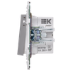 SKANDY Кнопка звонка с индикацией для отелей 10А SK-V17Gr серый IEK3